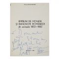 Două volume despre numismatică, 1975 - 1981, cu dedicația lui Nichita Stănescu 