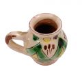 Farfurie și ceașcă din ceramică, atelier Colibaba