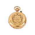 Ceas de buzunar, din aur, cu trei capace, cca. 1900 