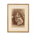 Ducesa Maria Alexandrovna de Edinburgh și prințesa Maria, cca. 1880 - Piesă rară
