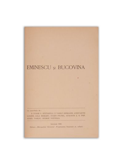 Eminescu și Bucovina, 1943