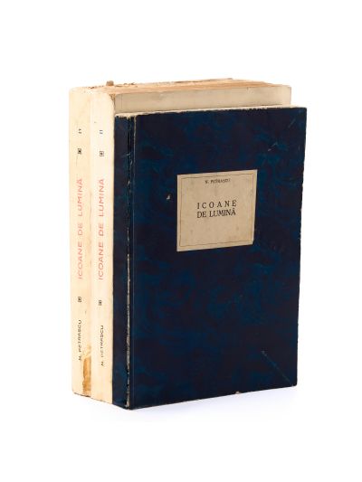N. Petrașcu, Icoane de lumină, trei volume, 1935, cu dedicație