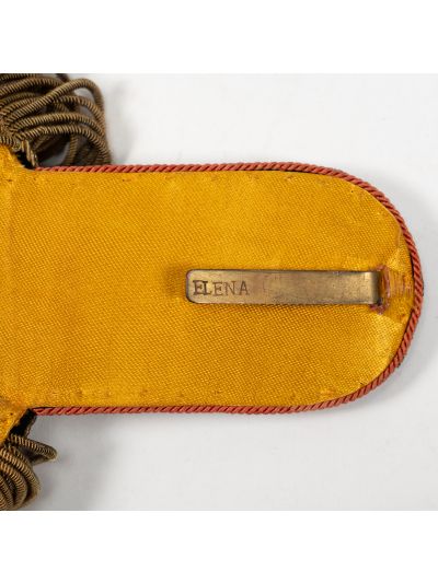 Locotenent de artilerie, epoleți de paradă, cca. 1930-1940