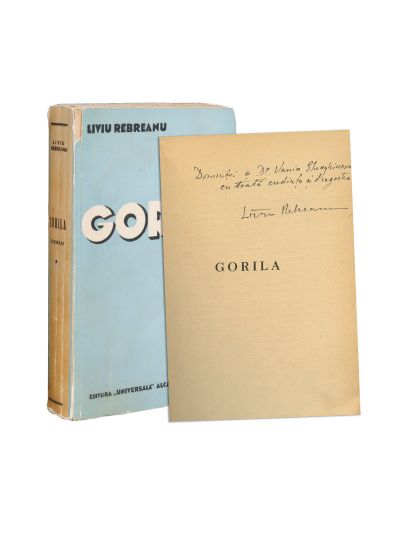 Liviu Rebreanu, Gorila, 1938, cu dedicație