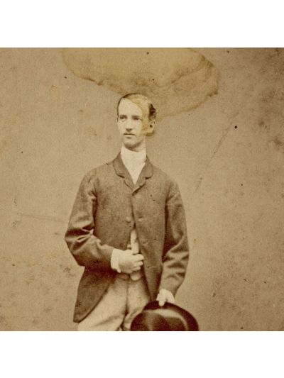 Regele George I al Greciei, fotografie de cabinet, atelier P. Moraïtes