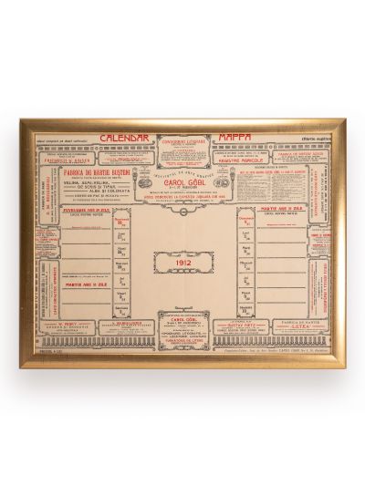 Calendar-Mappă pe anul 1912, Institutul de Arte Grafice Carol Göbl