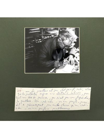 Emil Cioran, Un individ - sau un popor - blestemat, este categoric deasupra unui individ sau popor nenorocit, filă manuscris