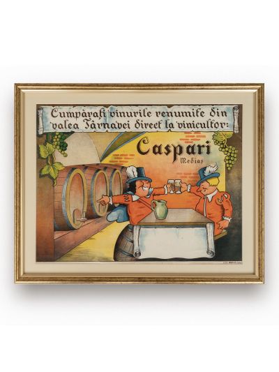 Reclamă pentru vinurile Caspari