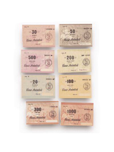 Colecție de 8 tichete pentru Casa Scânteii