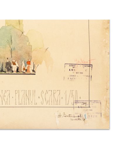 Proiectul unei biserici, arhitect Stanislav Bortnovski, 1939