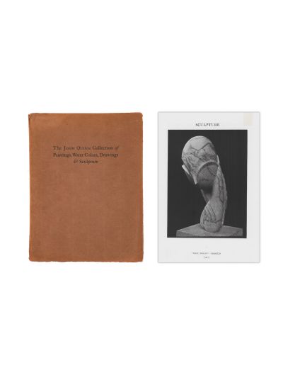 The John Quinn Collection of Paintings, Water Colors, Drawings & Sculpture