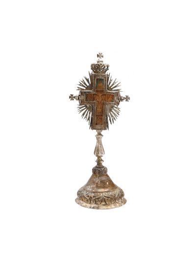 Crucifix de masă din argint, cca. 1860
