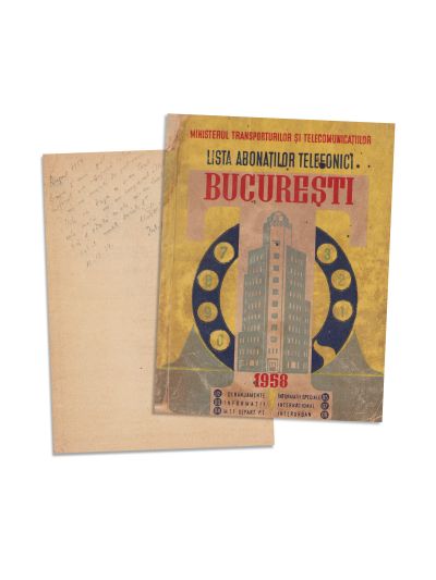 Telefonia automată + Lista abonaților telefonici din București, două volume, 1956-1958