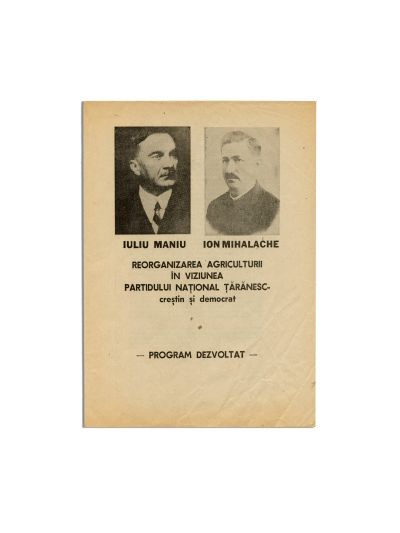 Partidului Național Țărănesc, program de dezvoltare