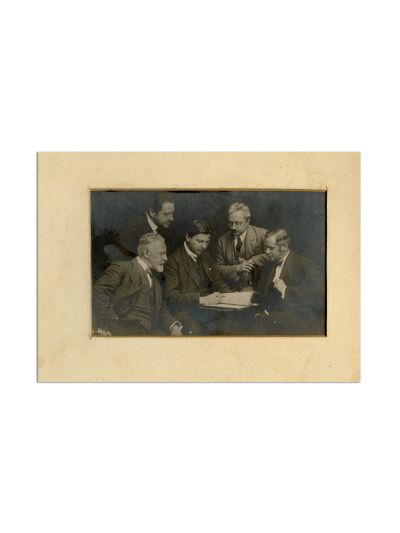 George Enescu și Cvartetul Rosé, fotografie de epocă, cca. 1920
