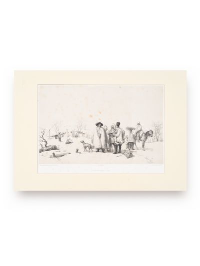 Michel Bouquet, Costumes de la Valachie - planșa 9, litografie, 1843