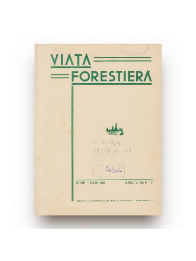 Publicația „Viața forestieră”, Anul V, 1937, 12 numere colligate