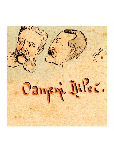 Nicolae Tonitza, Oamenii zilei, caricatură a Partidului Conservator, 1902
