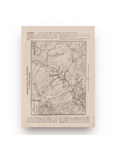 Câmpul de gaz natural de la Sărmășel, 1922 + Moniteur du pétrole roumain, 1937 