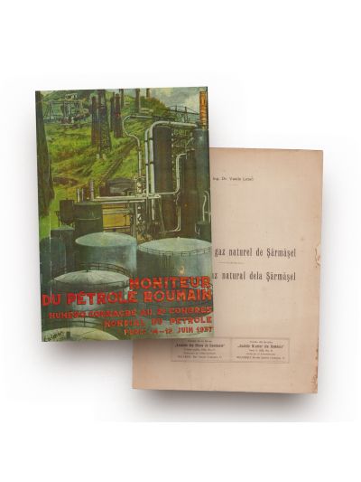Câmpul de gaz natural de la Sărmășel, 1922 + Moniteur du pétrole roumain, 1937 