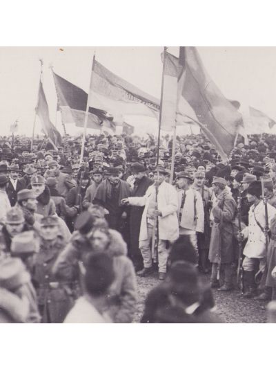 Samoilă Mârza, 1 decembrie 1918 - Adunarea Națională de la Alba Iulia, fotografie de epocă