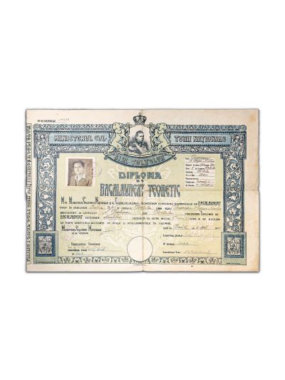 Boerescu Cezar-Nicolae, diplomă de bacalaureat teoretic, 1945
