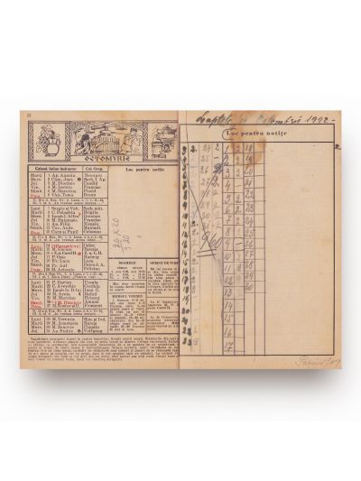 Amicul Poporului, Calendar pentru orășeni pe anul bisect 1940
