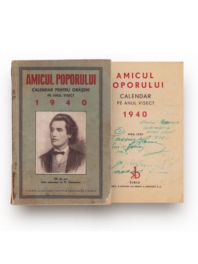 Amicul Poporului, Calendar pentru orășeni pe anul bisect 1940
