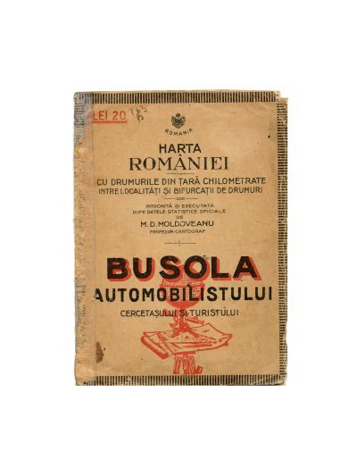 Busola automobilistului, cartograf M. D. Moldoveanu, 1934