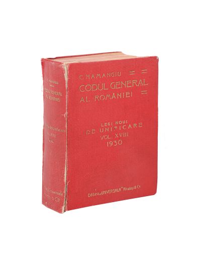 C. Hamangiu, Codul General al României, 1930,