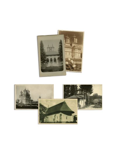 Mănăstiri din România, cinci cărți poștale fotografice pentru Barbu Theodorescu