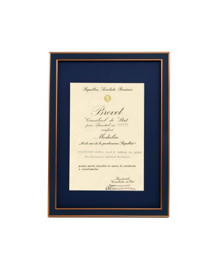 Neculai Gh. Harjau, brevet pentru Medalia „25 de ani de la proclamarea Republicii”, 1972