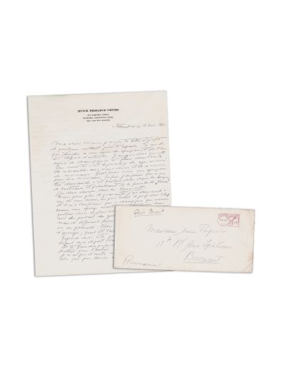 Henri Coandă, scrisoare adresată Mariei Popovici, 18 noiembrie 1964 