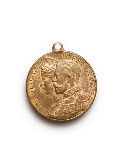 Încoronarea regelui George al V-lea al Marii Britanii și a reginei Mary, medalion 1911