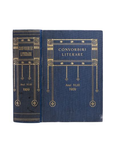 Convorbiri Literare, Anul XLIII, 1909, 12 numere colligate, an complet