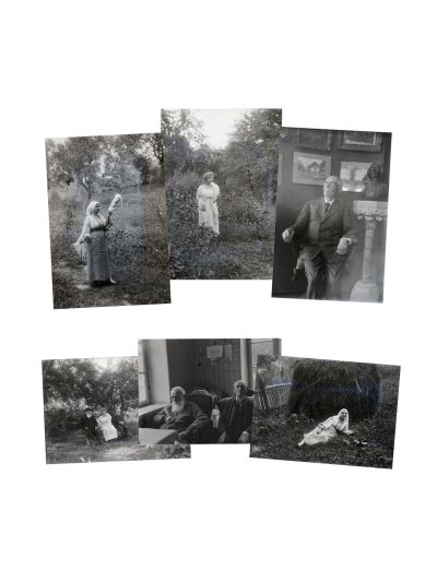 Hariclea Darclée, Gheorghe Stephănescu și dirijorul Băiculescu, 11 clișee fotografice realizate de arh. Victor Ștefănescu