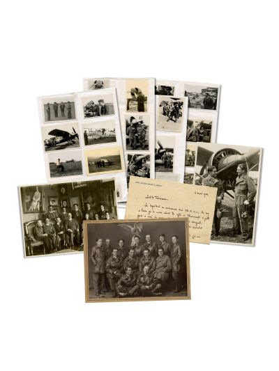 Aviatorul Constantin Tănăsescu, fotografii și documente de arhivă
