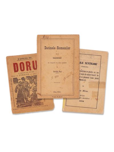 Ioan Mârza, Regulile nunților + Cântece culese de Pinath + Gavril Pop, Datinile romanilor de la înmormântări, 1900