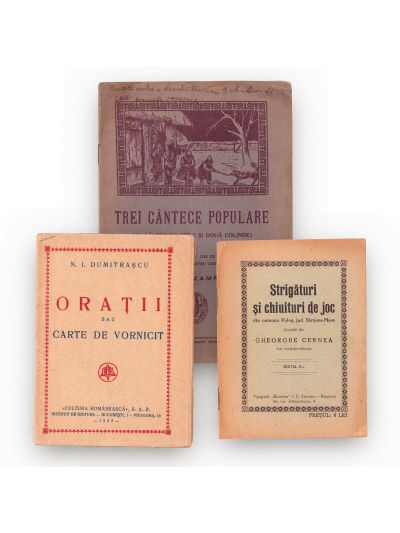 Orații sau carte de vornicit + Trei cântece populare pentru cor + Strigături și chiuituri de joc din comuna Paloș 