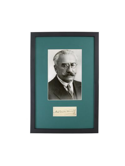 Alexandru Vaida-Voevod, fotografie de epocă + semnătură olografă