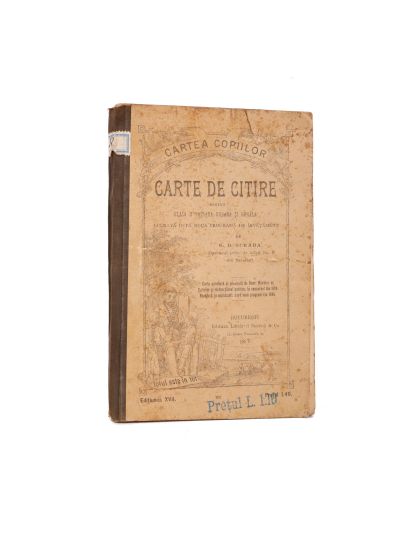 G. D. Scraba, Carte de citire pentru clasa II primară urbană și rurală, 1895, cu ex-librisul lui I. Popescu Băjenaru