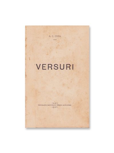 A. C. Cuza, Versuri, 1887