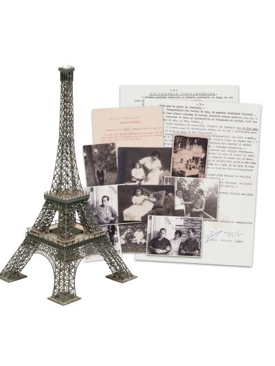 Tudor Greceanu, testament semnat olograf + nouă fotografii + macheta Turnului Eiffel