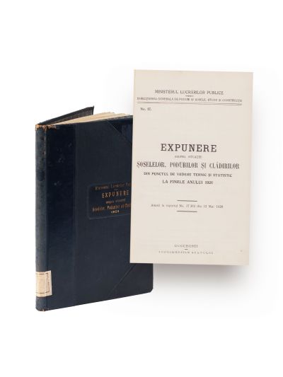 Ministerul Lucrărilor Publice, Expunere asupra situației șoselelor, podurilor și clădirilor în 1926