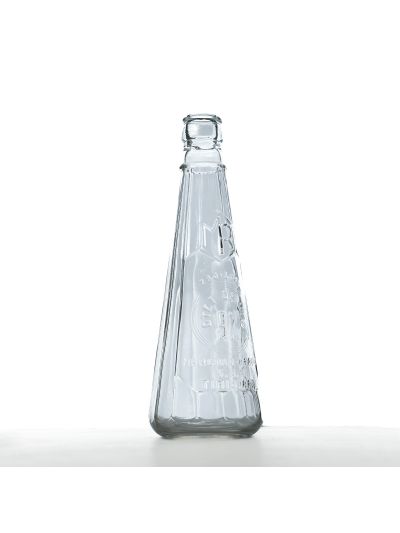 Sticlă de oțet + reclama la oțetul „Margina-Reșița”