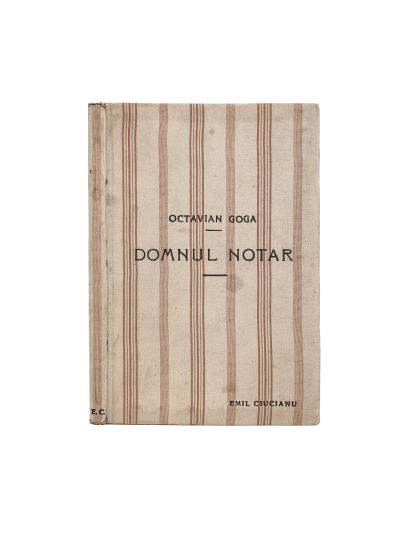 Octavian Goga, Domnul notar, 1914, cu dedicație pentru E. Ciucianu