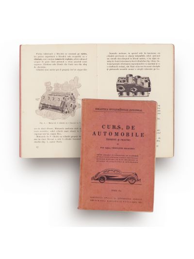 Prof. Ing. Constantin Mihailescu, Curs de automobile teoretic și practic, 1939 