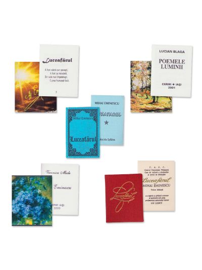 Luceafărul, Poemele luminii, Lui Eminescu, colecție de 5 ediții liliput, 1983-2006