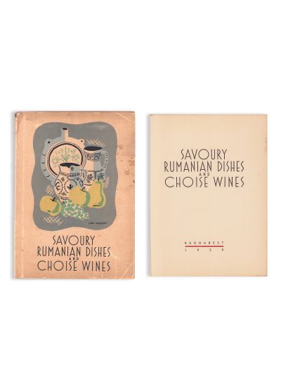 Savoury Romanian dishes and choice wines, 1939