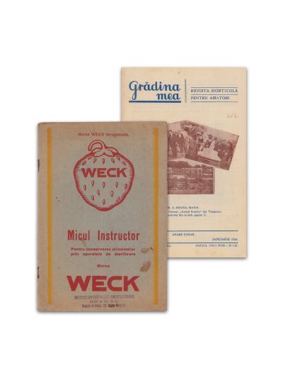 Revista „Grădina mea”, 23 numere, 1936-1937 + Mic instructor pentru aparatele de sterilizare marca Weck
